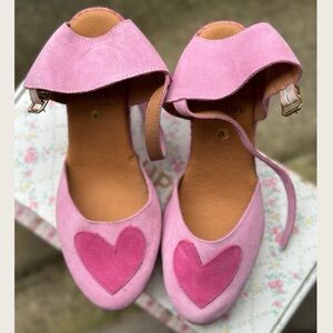 Agatha Ruiz de la Prada Alpargatha Barbi Pink Heart Espadrilles